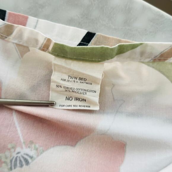 Vintage Sheet Springmaid Anastasia Twin Flat 80's Andre Richard Dressmaking DIY - Picture 4 of 5